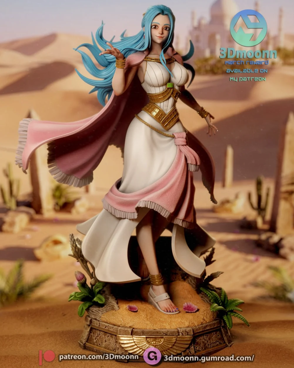 3Dmoonn One Piece Nefertari Vivi