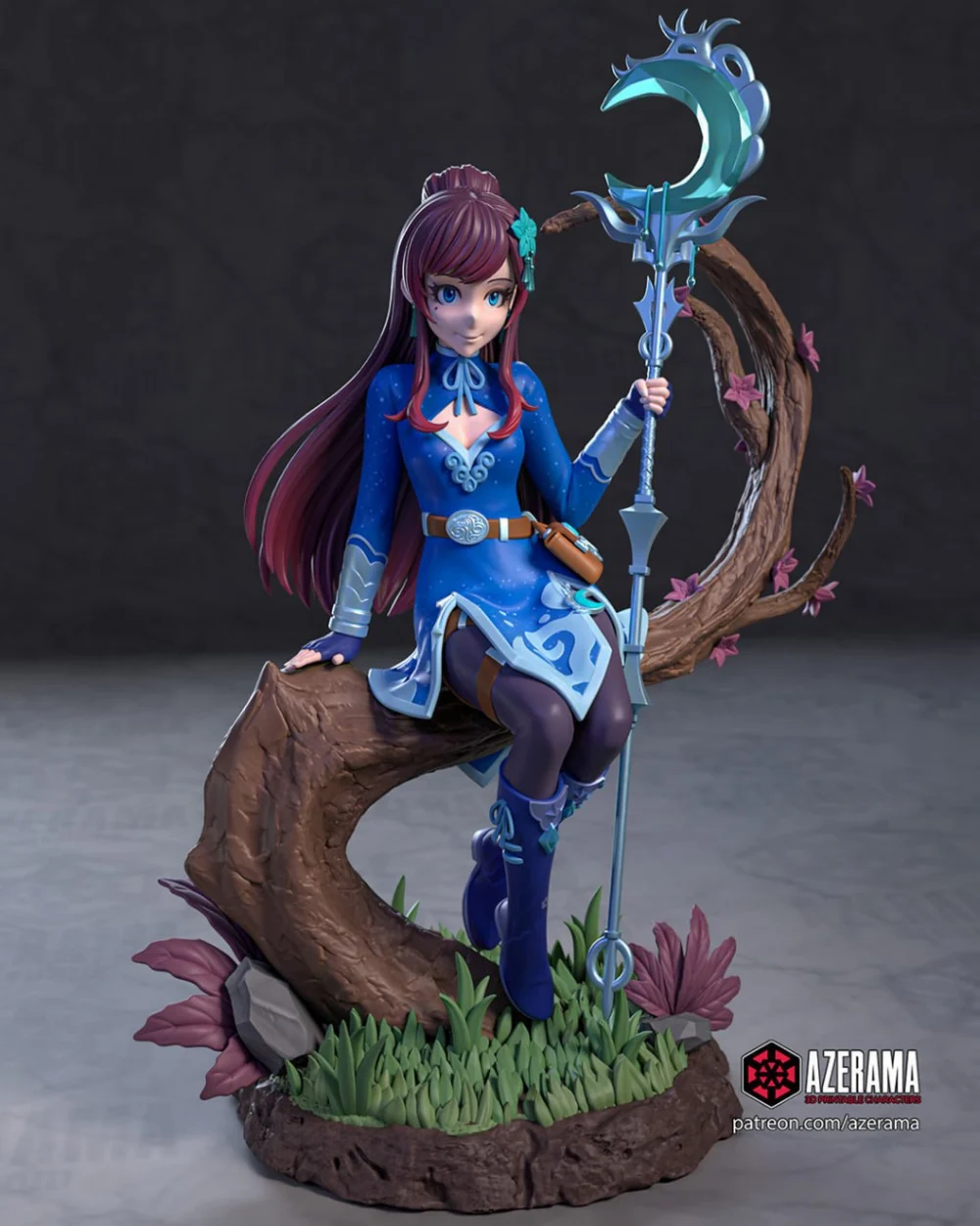 Azerama-Aoi-Haruka-Original-Character-3 – STL 3D Print Model | AssetsFree.com Azerama Aoi Haruka Original Character