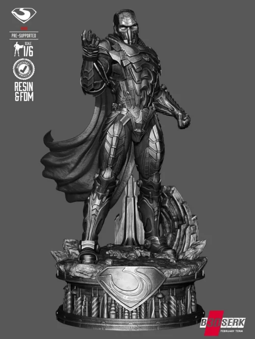 B3DSERK General Zod Sculpture