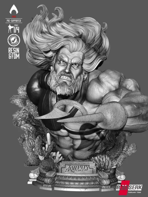 B3dserk Aquaman Bust