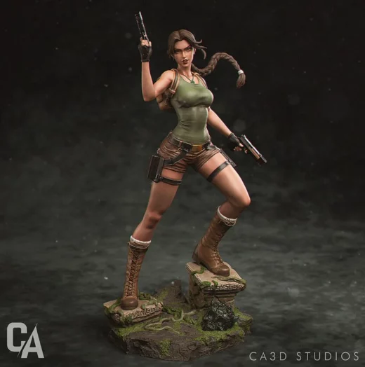 CA3D Lara croft Nsfw Bust