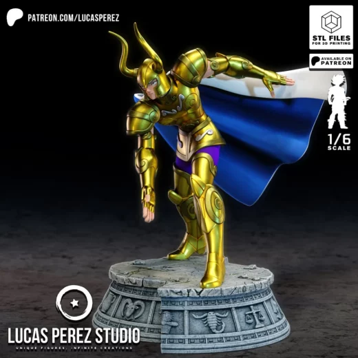 Capricorn Shura Saint Seiya STL Forge