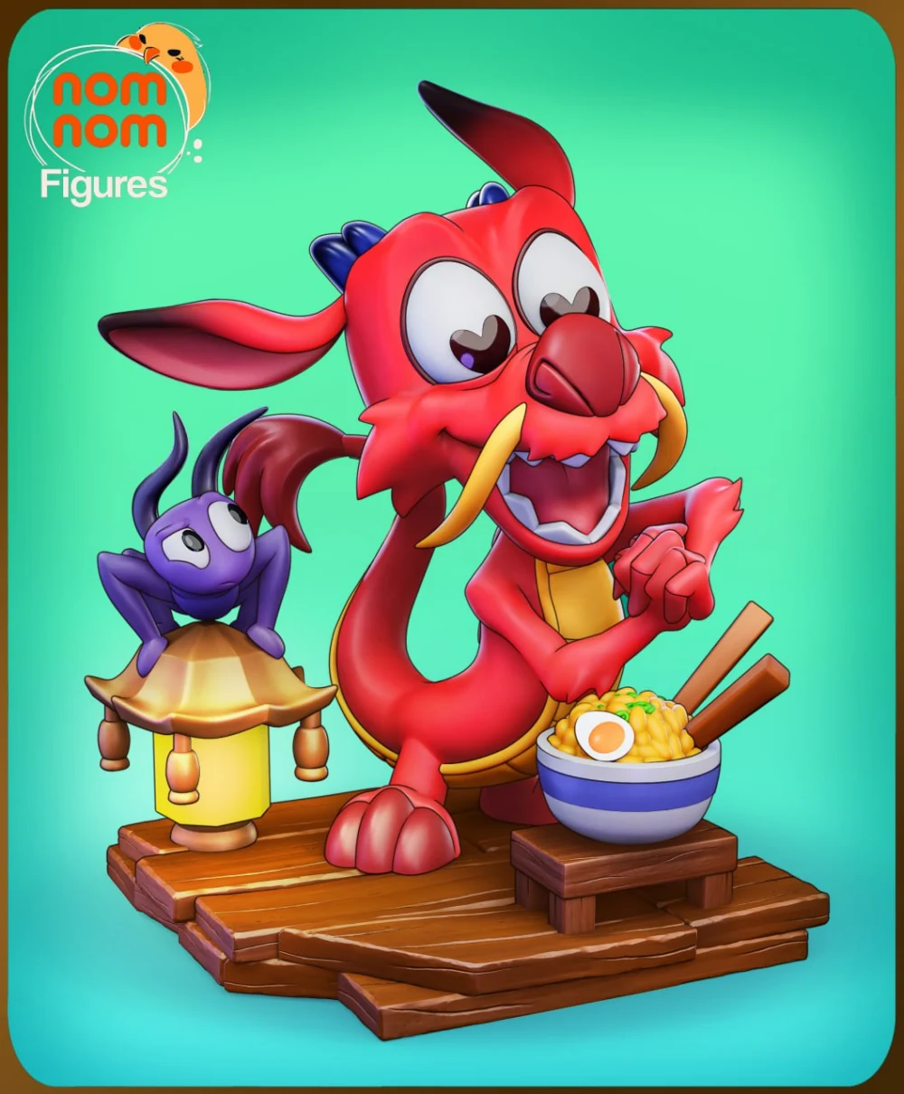 Chibi Mushu Mulan