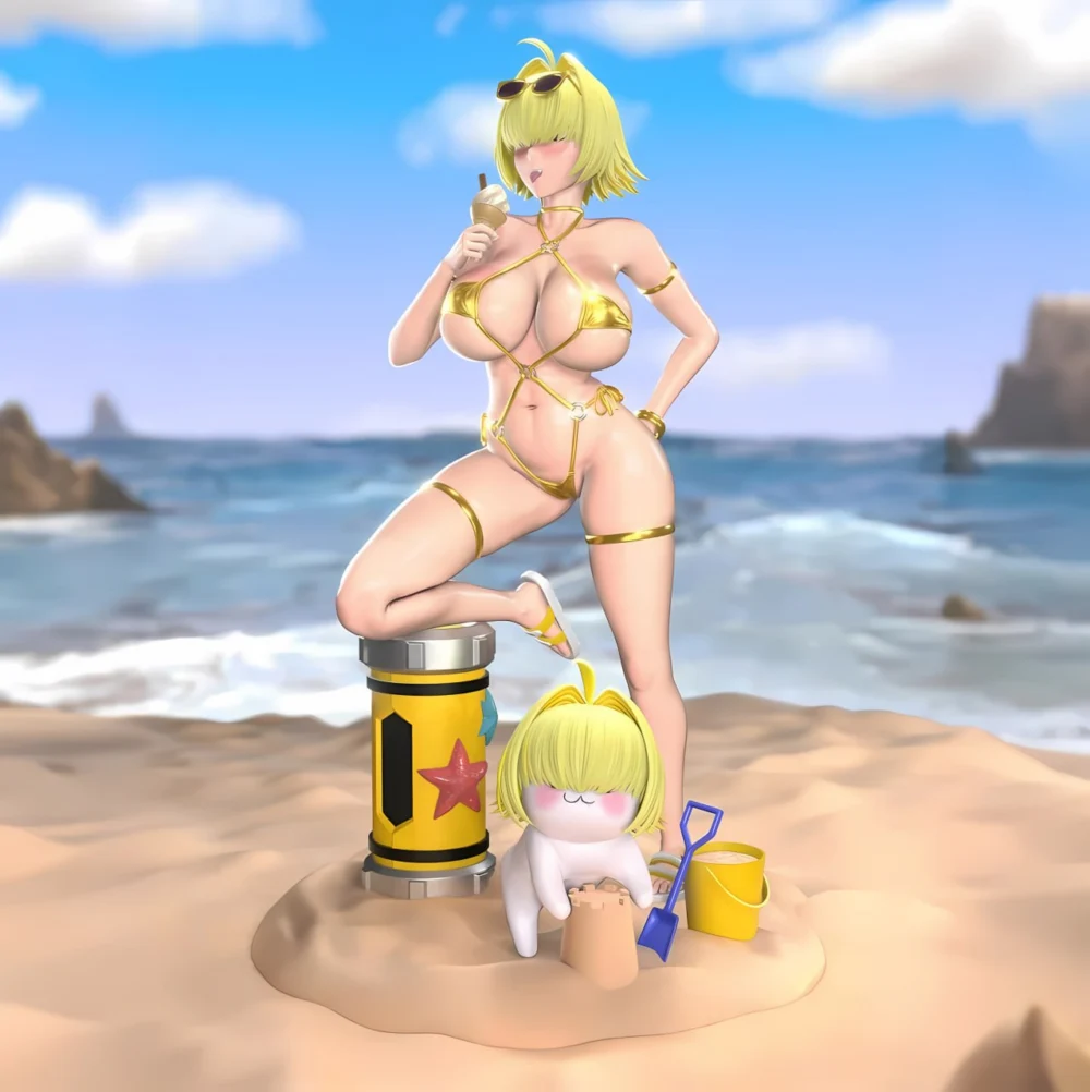 Elegg Swimsuit Bikini Goddess of Victory Nikke SFW NSFW Lamia69