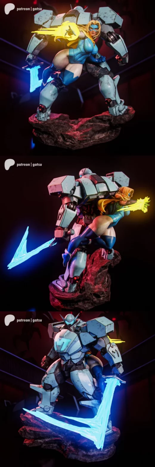 Gatsu Dispatch Blonde Blazer and Mechaman scaled