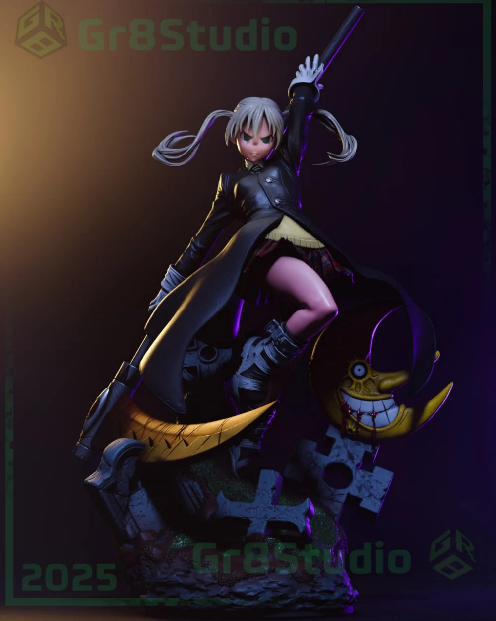 Gr8Tech – Soul Eater – Maka Albarn – STL 3D Print Model | AssetsFree.com Gr8Tech Soul Eater Maka Albarn