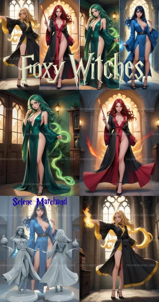 MJ 3D KS Foxy Witches NSWF