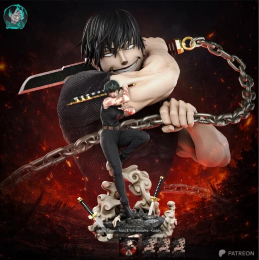 Maki x Toji Diorama Kaidan 3D