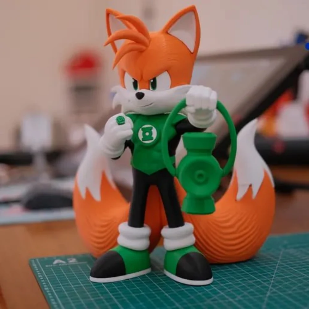 Miles_tails_prower_x_green_lantern_fusion_multi_ – STL 3D Print Model | AssetsFree.com Miles tails prower x green lantern fusion multi