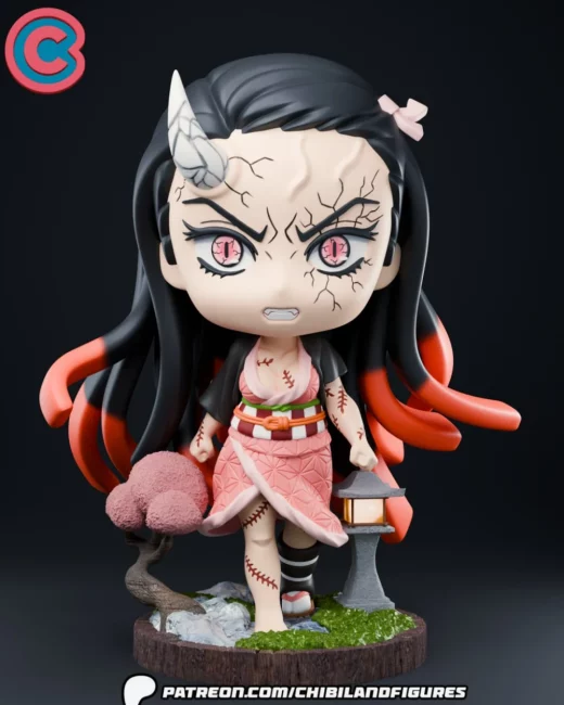 NEZUKO ONI DEMON SLAYER CHIBI