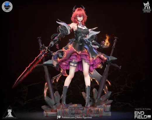 Neko Figurines Laevatain (Arknights Enfield)