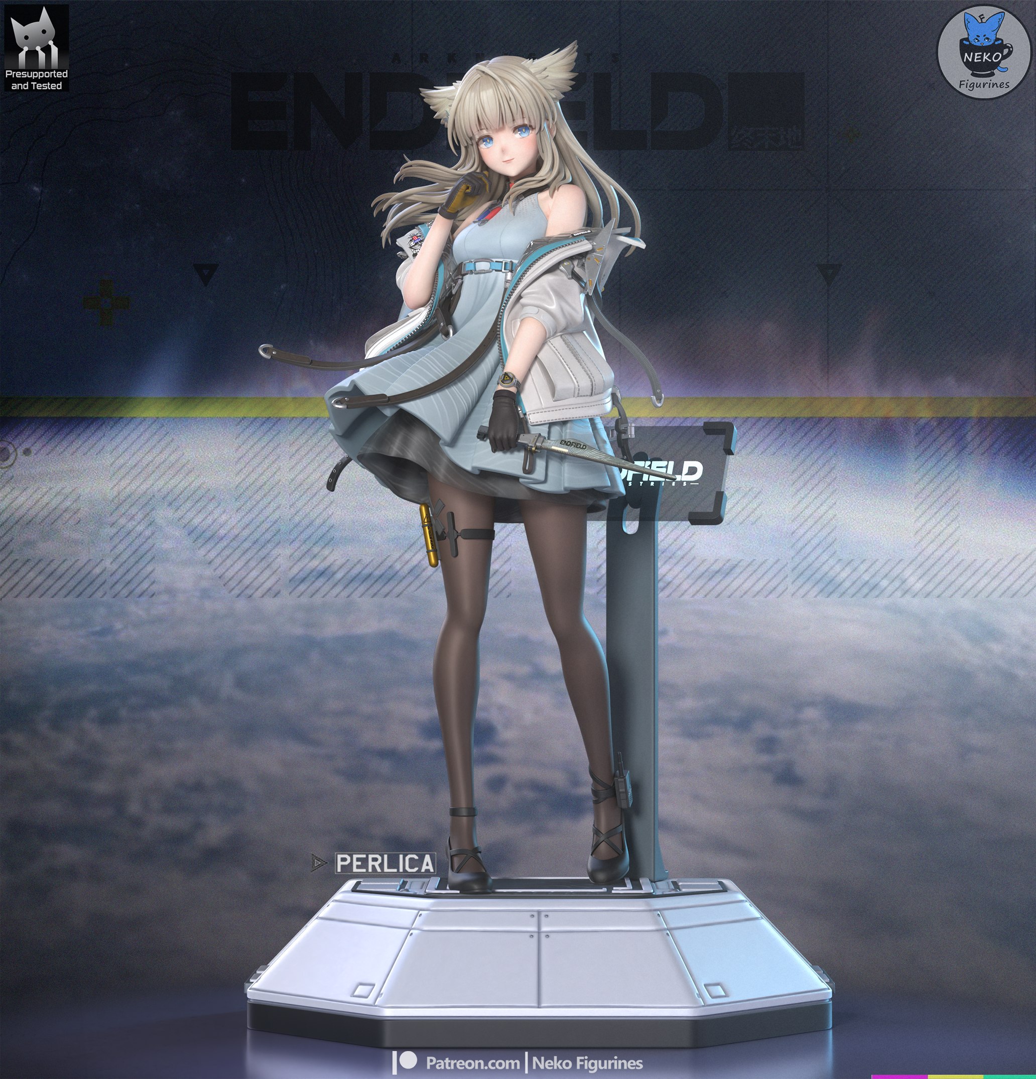 Neko Figurines Perlica (Arknights Enfield)