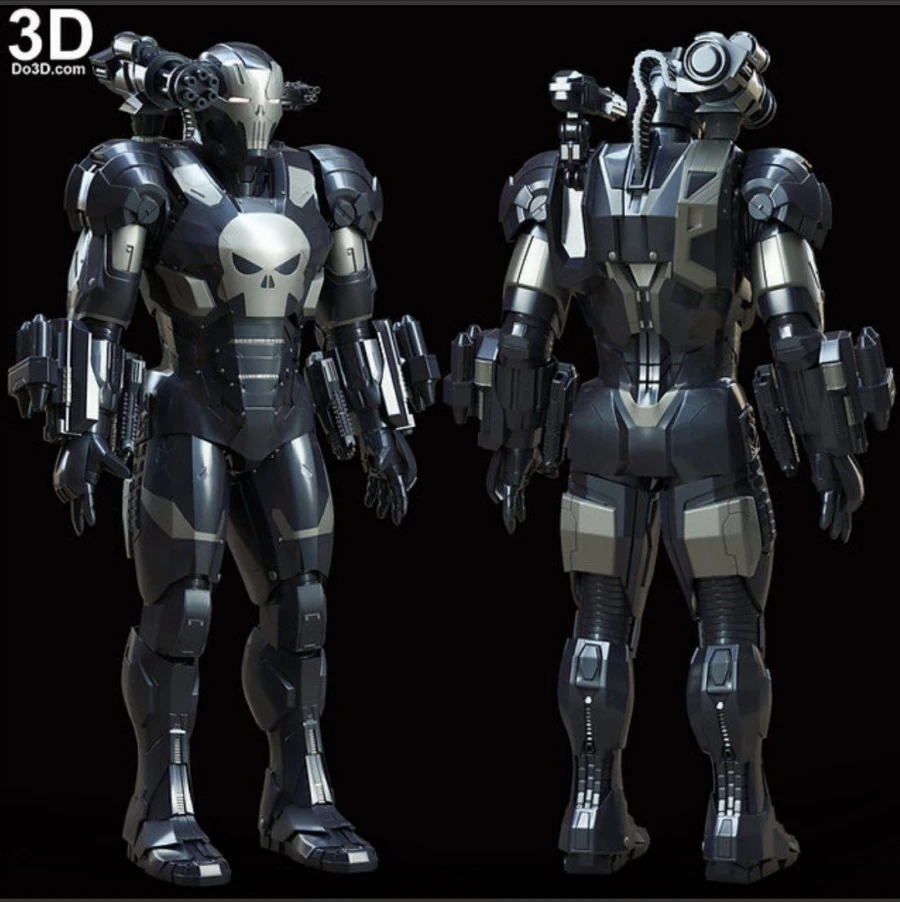 Punisher war machine full body Washed