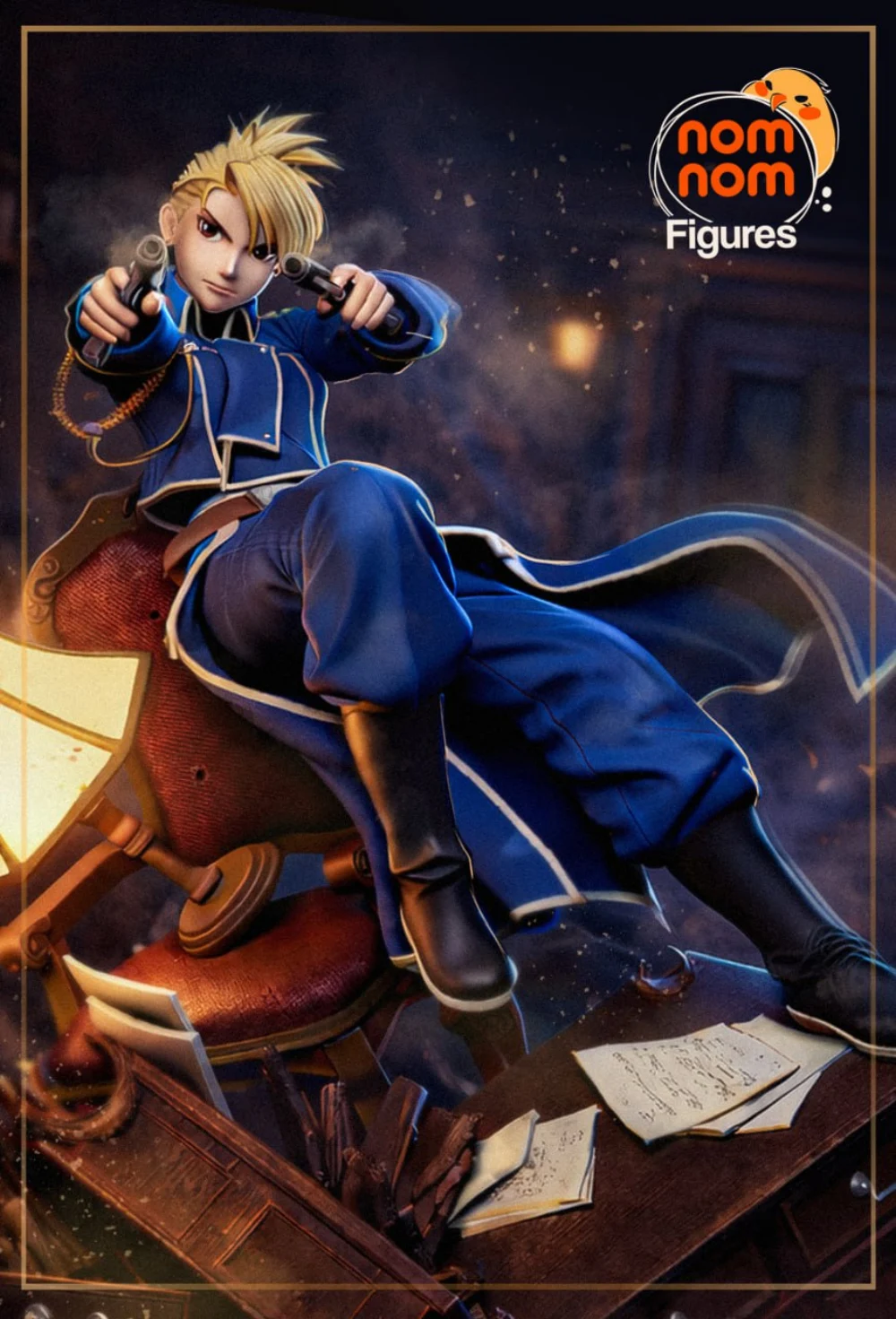 Rizza Hawkeye Full Metal Alchemist Nomnom Figures