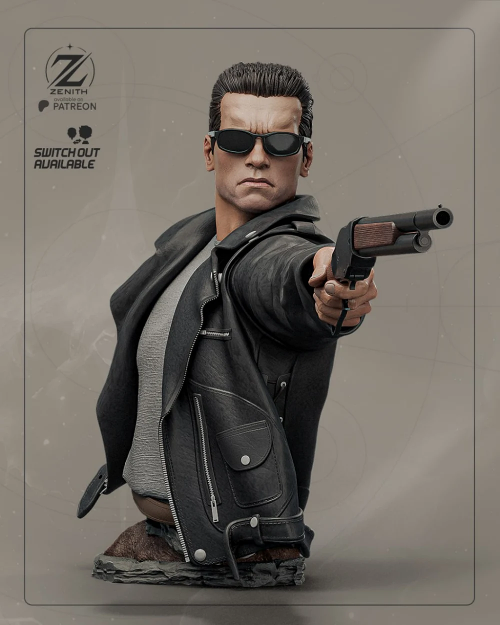 Terminator STL Bust