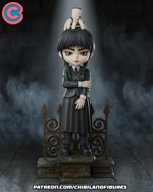 Wednesday Chibi Chibi Land Figures