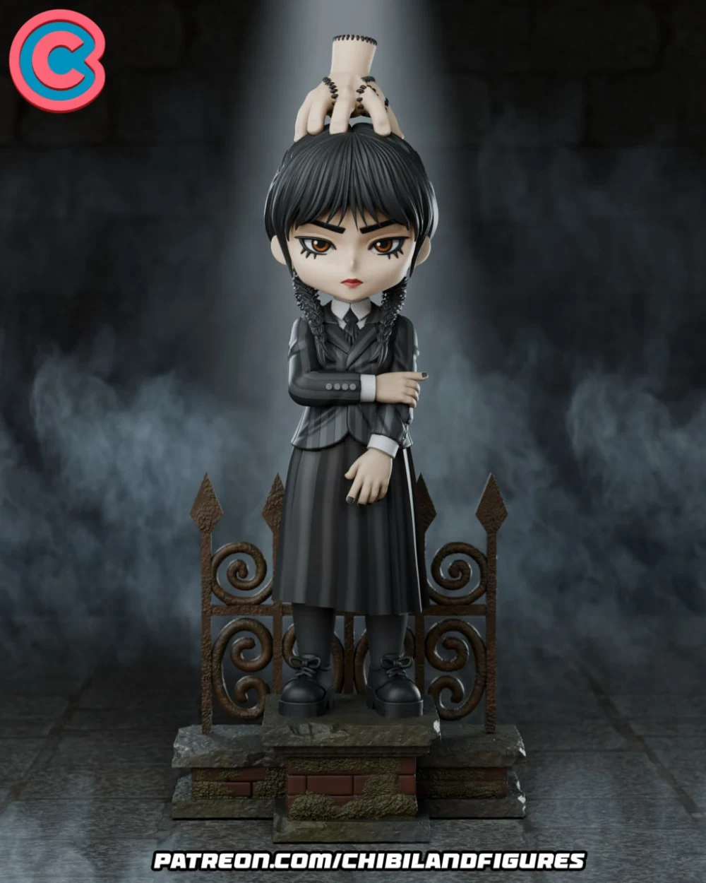 Wednesday Chibi Chibi Land Figures