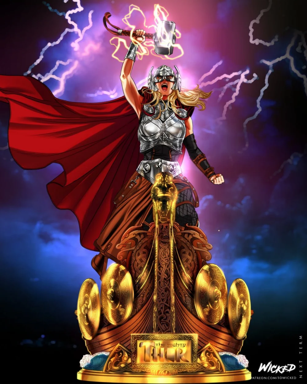 Wicked The Mighty Thor Sculpture