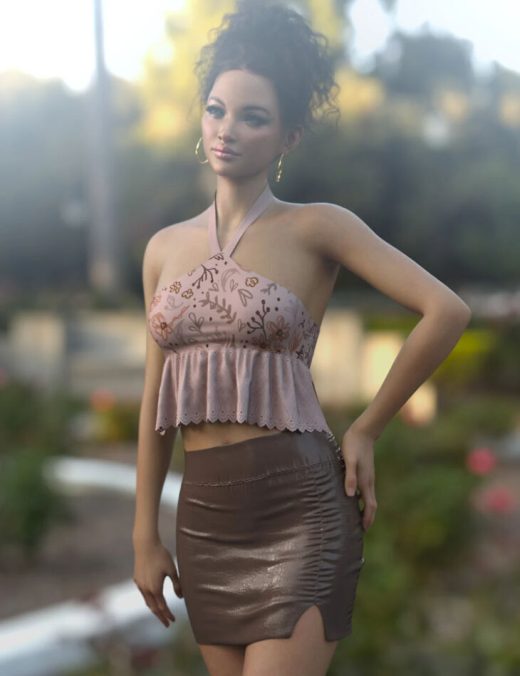 DForce Gypsy Lace Halter II for Genesis