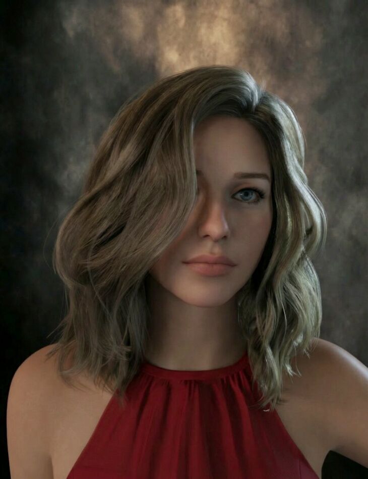 DForce Lori Textured Strands For Genesis