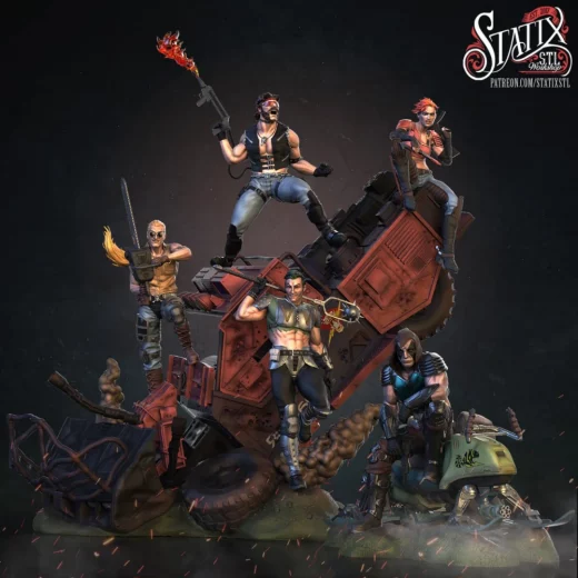 Statix gi joe diorama base