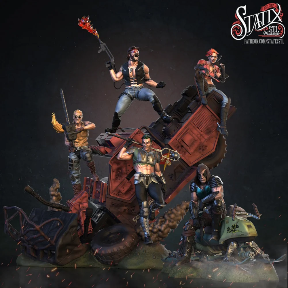 Statix gi joe diorama base