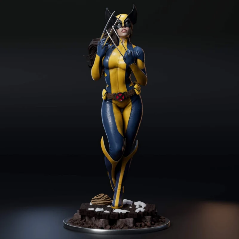 1 6 Wolverine Girl Abe3D by Rangel Pre Supported