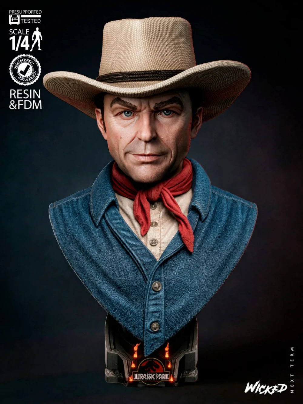 2603 Alan Grant Portrait Bust