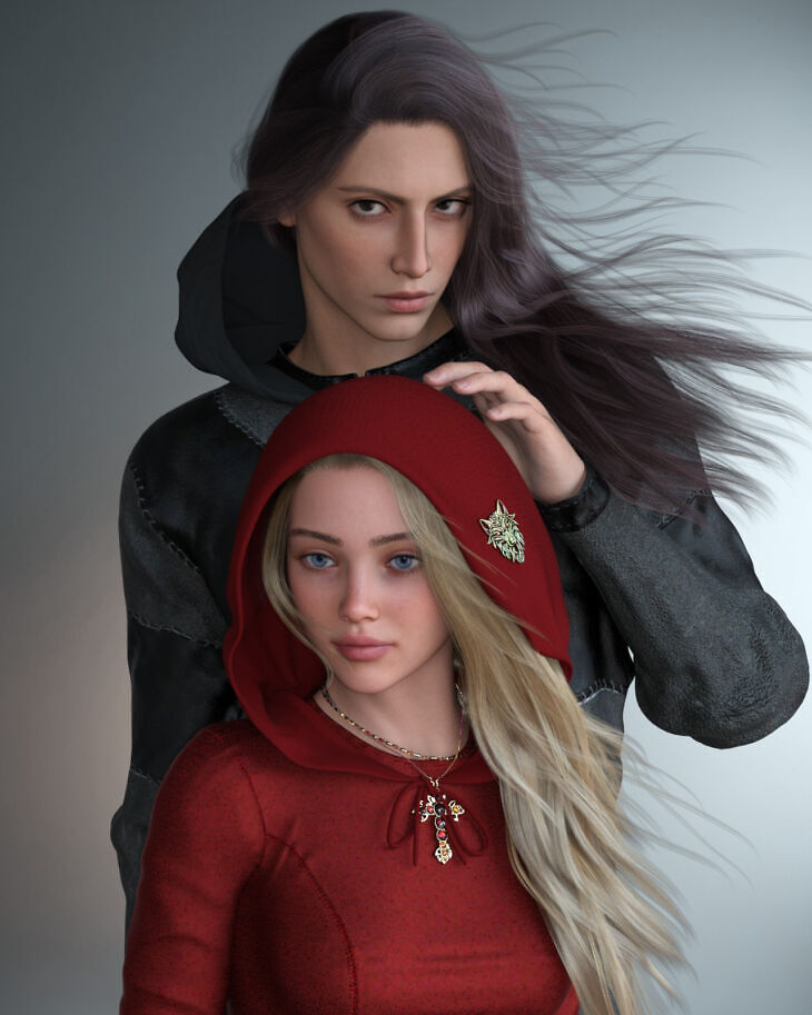 ALO Sannie Hair for Genesis