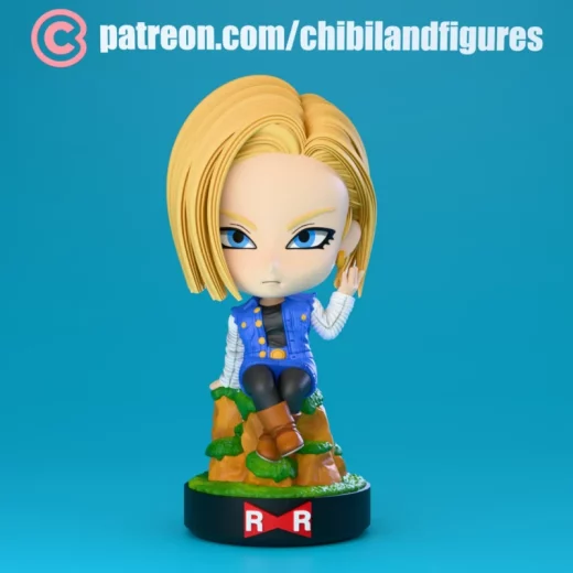 ANDROID 18 CHIBI @stl for Home