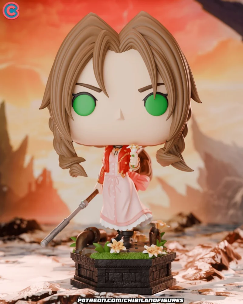 Aerith Funko Final Fantasy Chibi Land Figures