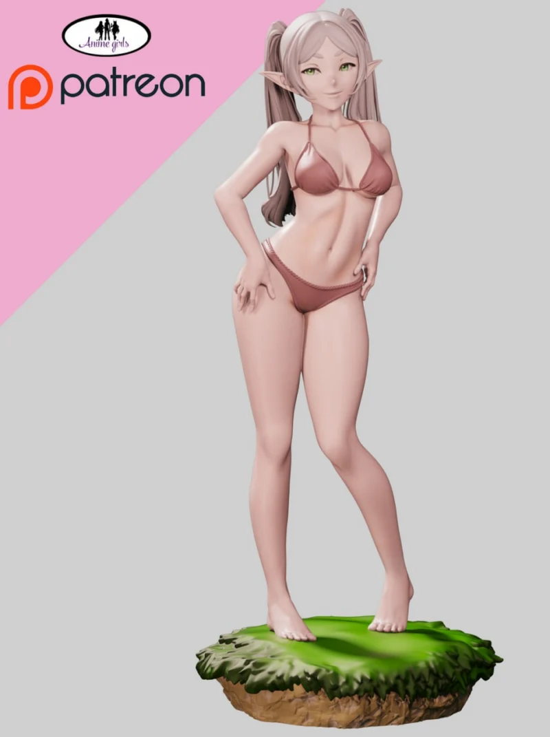Anime Girls Frieren BIKINI + NSFW Version