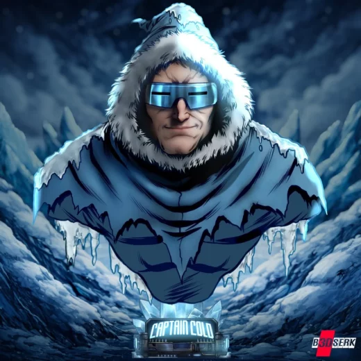 B3DSERK Captain Cold Bust Portrait