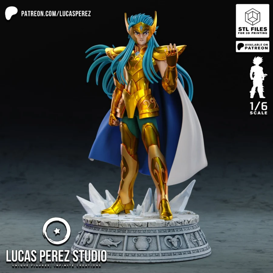 Camus de Aquario Saint Seiya Lucas Perez