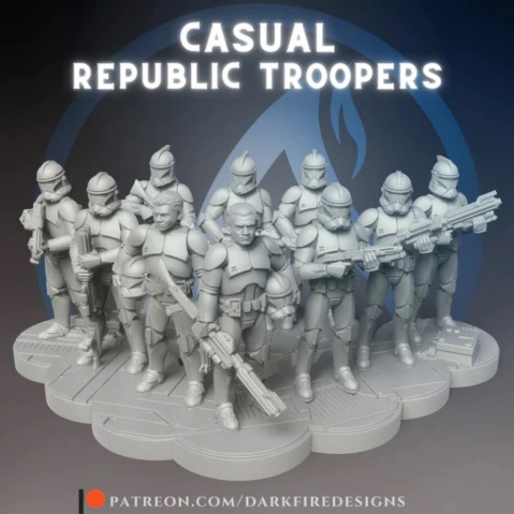 Clone Trooper Casual Squad DF206