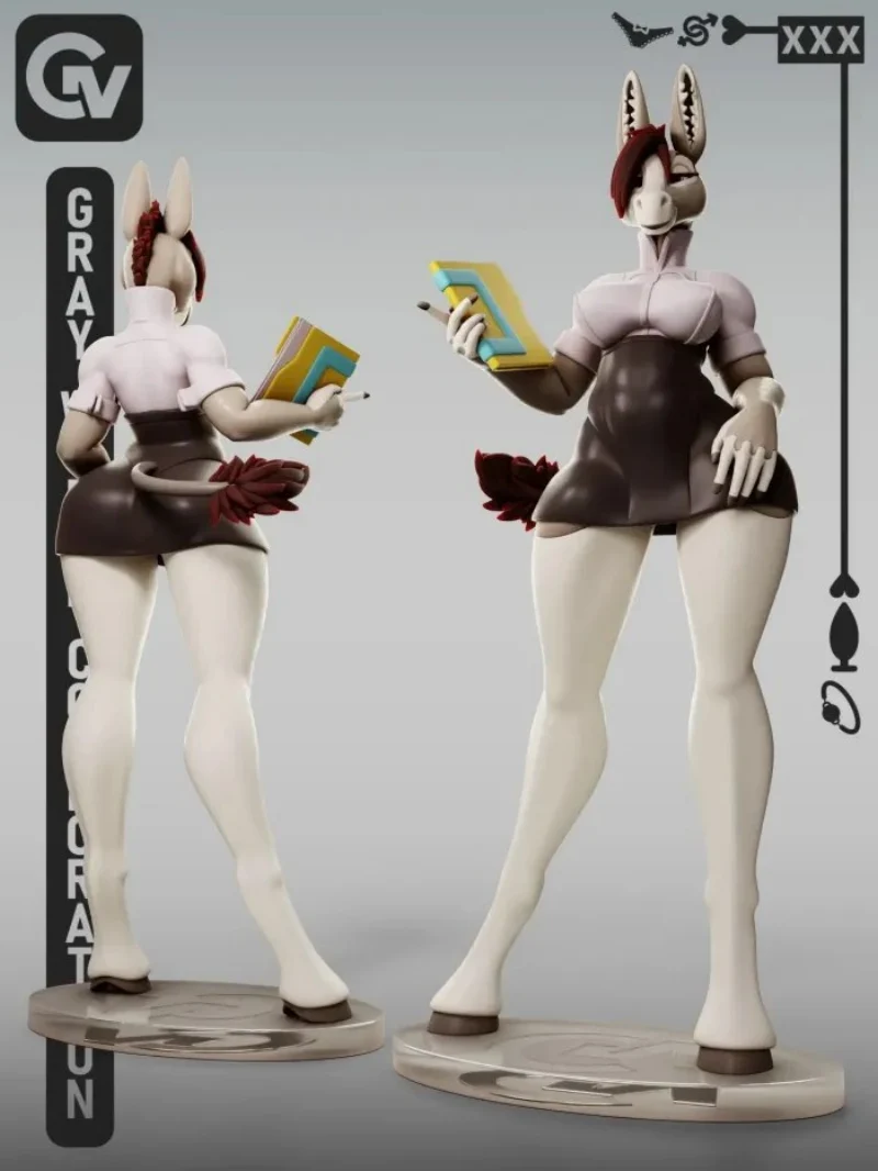 Furry Donkey 1 NSFW (R) Gray World Corporation