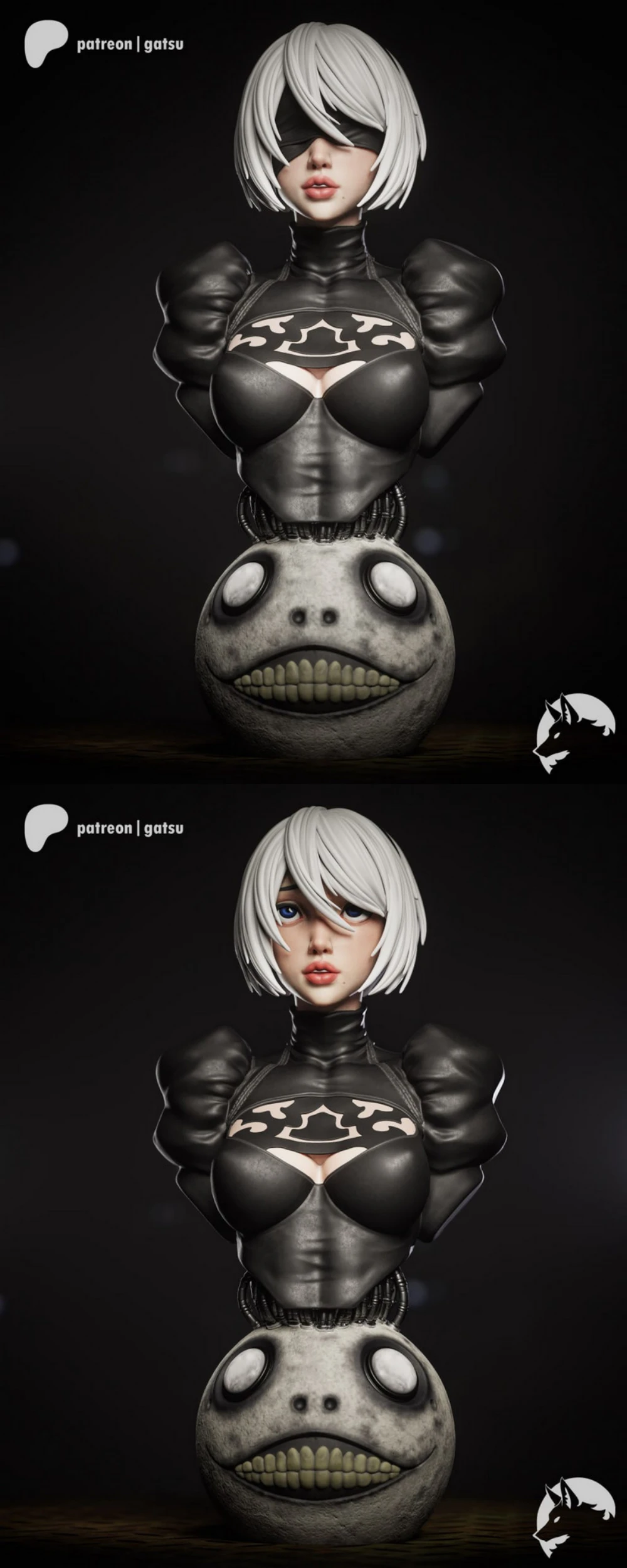 Gatsu Studios – 2B – Nier Automata Bust