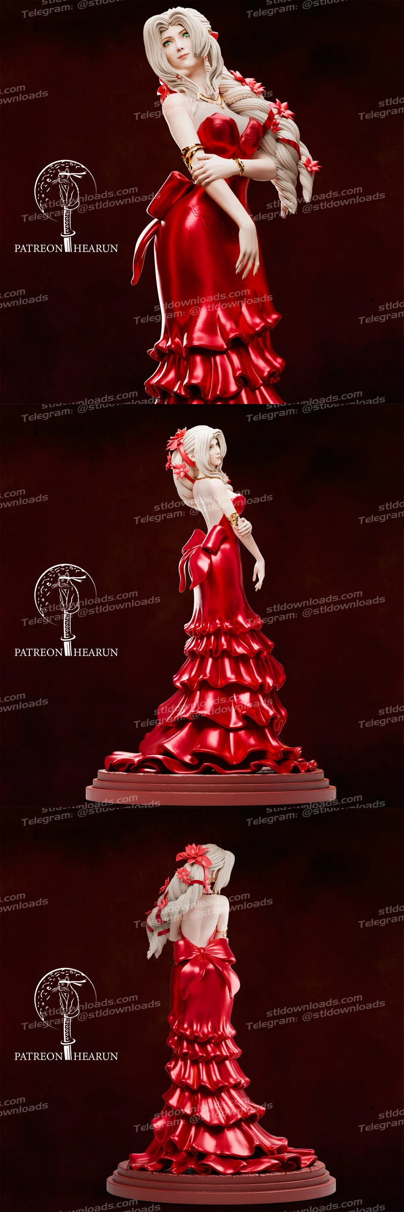 Hearun Aerith Gainsborough Final Fantasy SFW