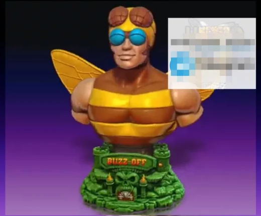 Hex3D Buzzoff Bust 4Color