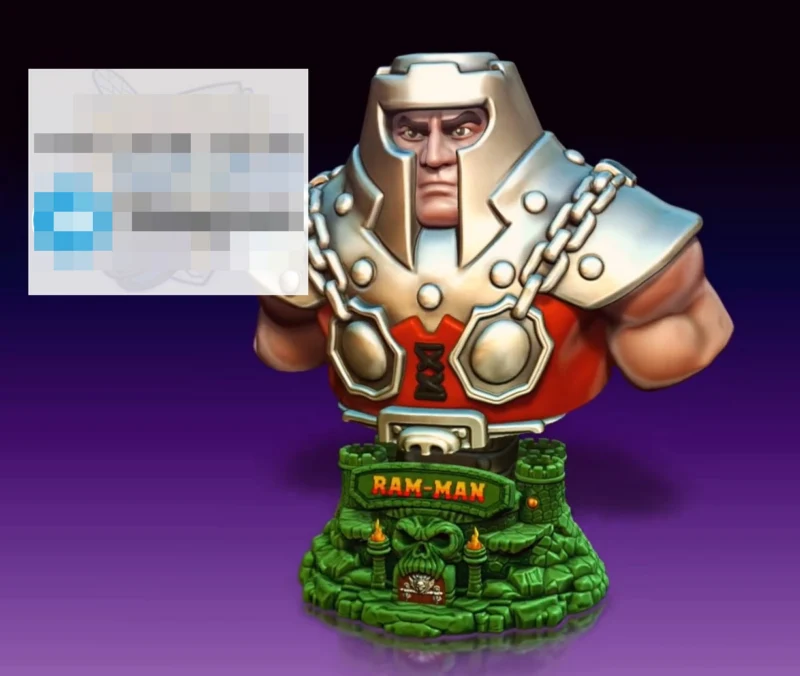 Hex3D RamMan Bust Color