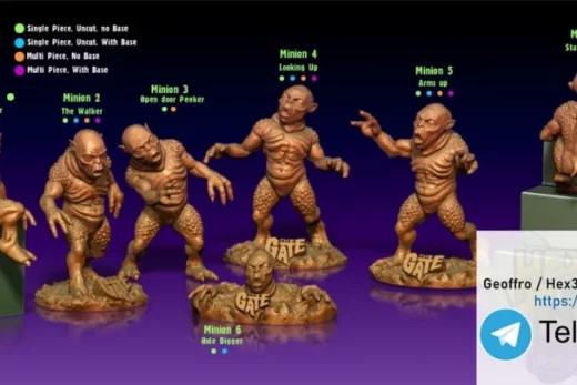 Hex3D TheGate Minion 1 SinglePiece