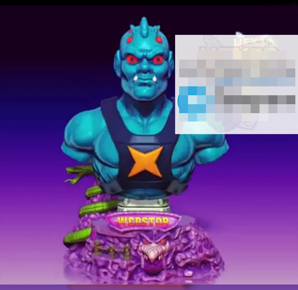 Hex3D WebstorBust 4Color