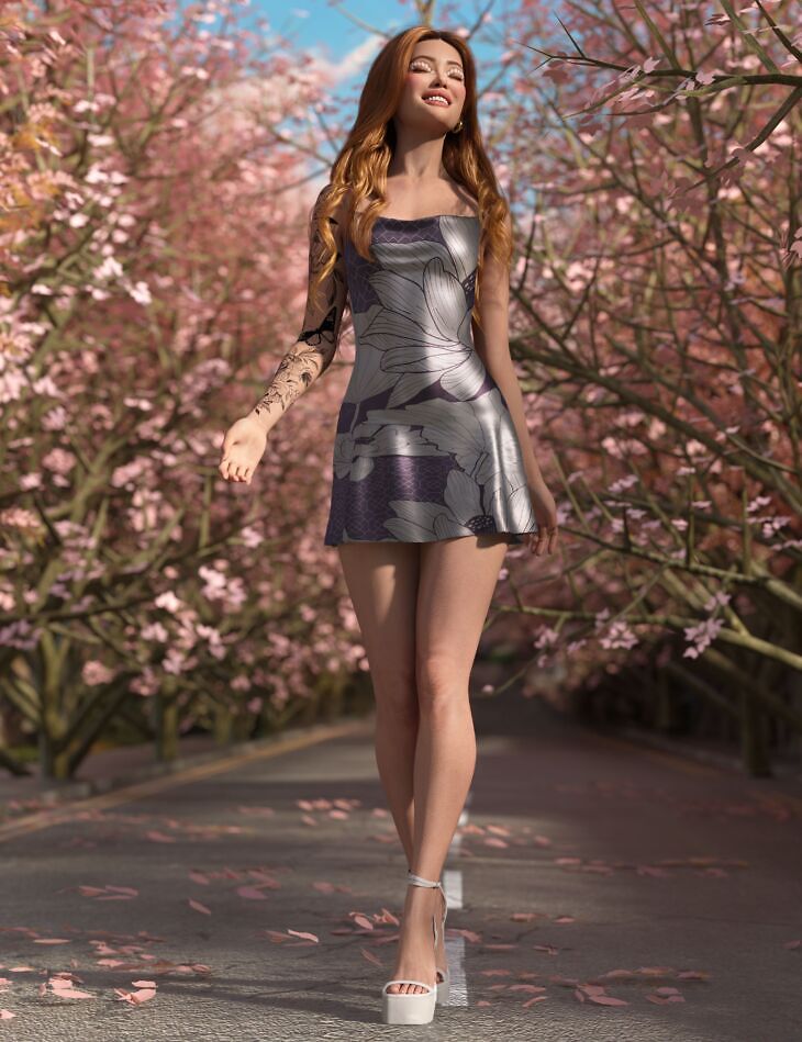 Lifestyle Walk Poses for Genesis