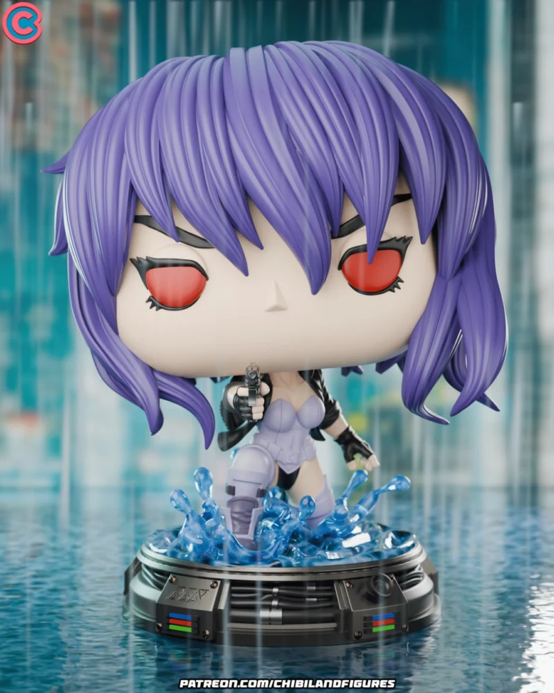Motoko Kusanagi Funko Ghost in The Shell Chibi Land Figures