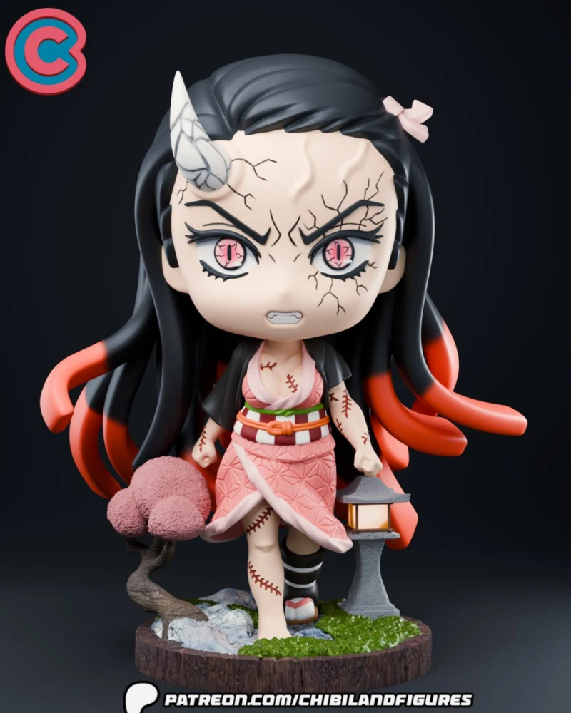 NEZUKO ONI DEMON SLAYER CHIBI @stl for Home
