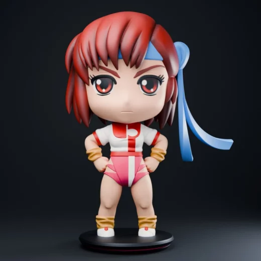 Noriko Gunbuster (Top wo Nerae) Chibi @stl for Home