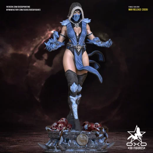 OXO3D Figures Female Sub Zero