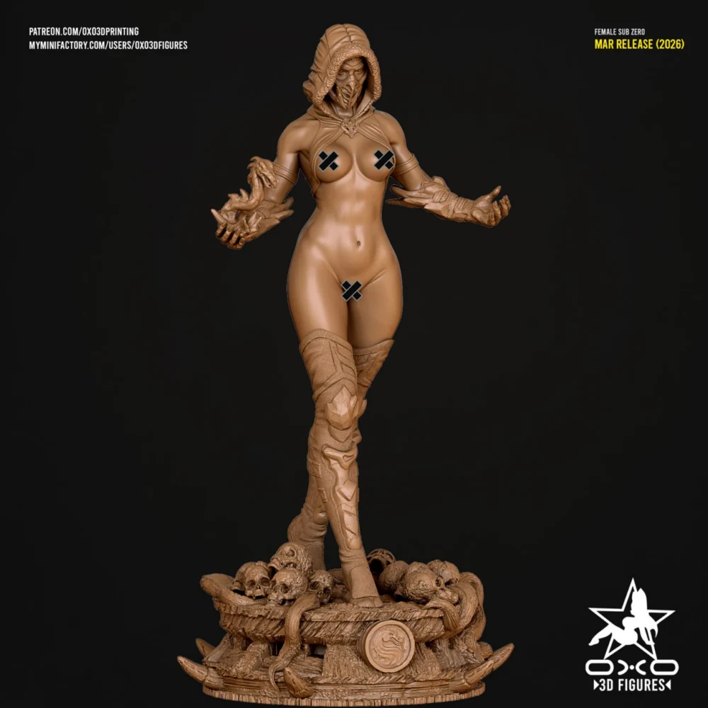 OXO3D Figures Female Sub Zero ALT