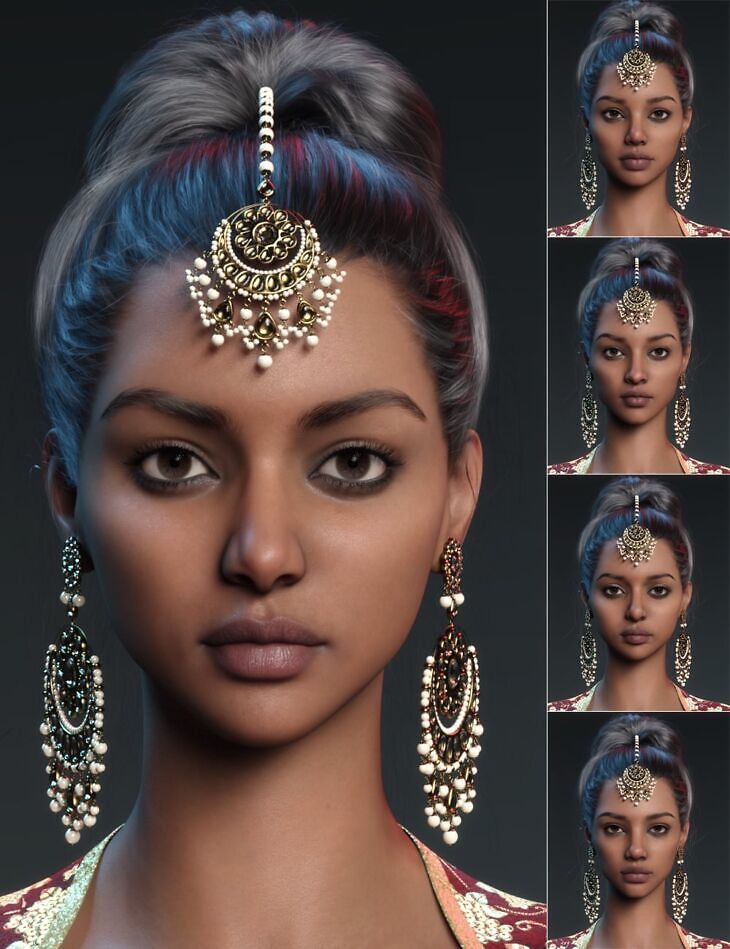 P3D Indian Feminine Morph Package for Genesis