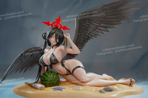 Rubim Blue Archive Hasumi swimsuit